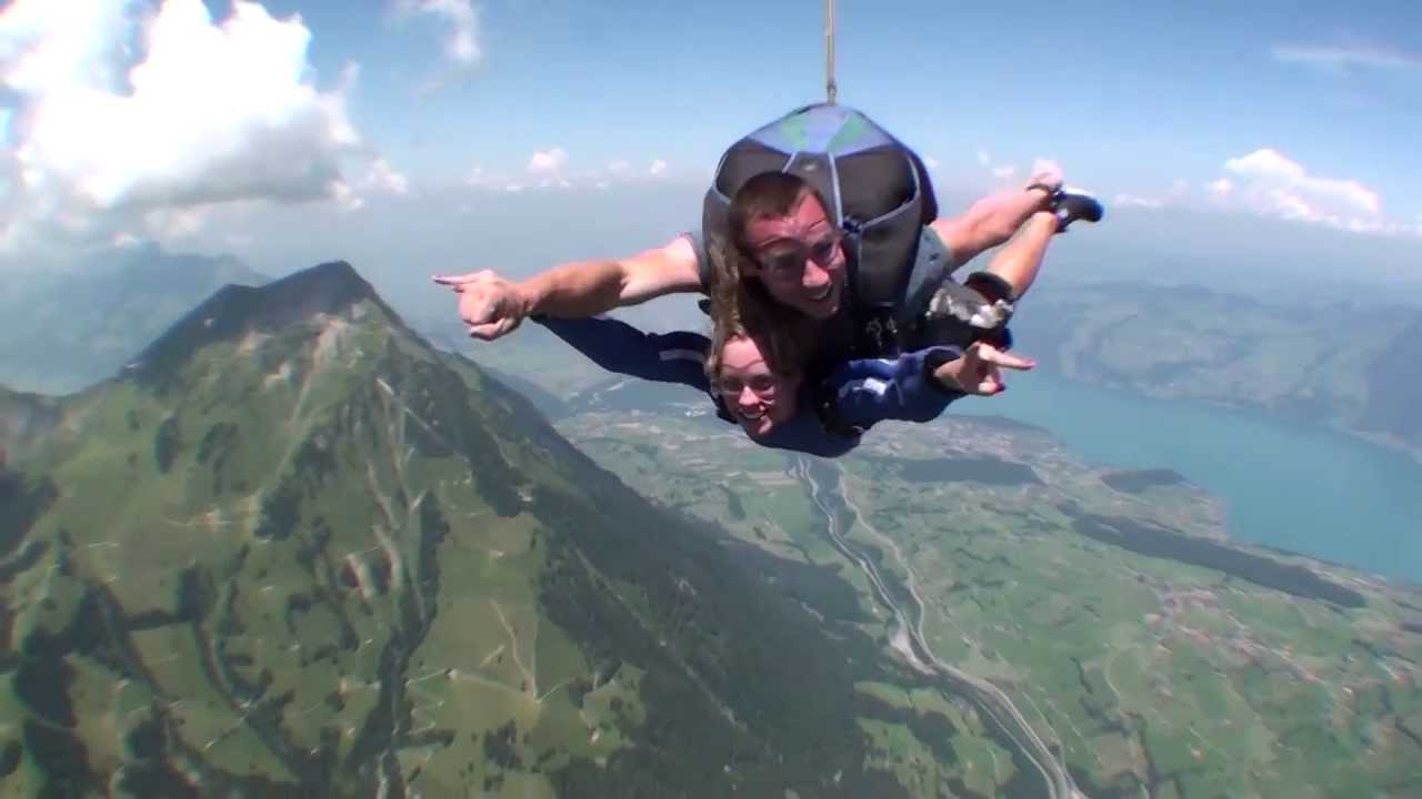 Skydive Switzerland (Interlaken) july 2013 YouTube