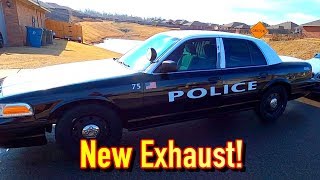 Copart $1250 2009 Ford P71 Crown Vic Police Car - New Exhaust + Sticker Removal
