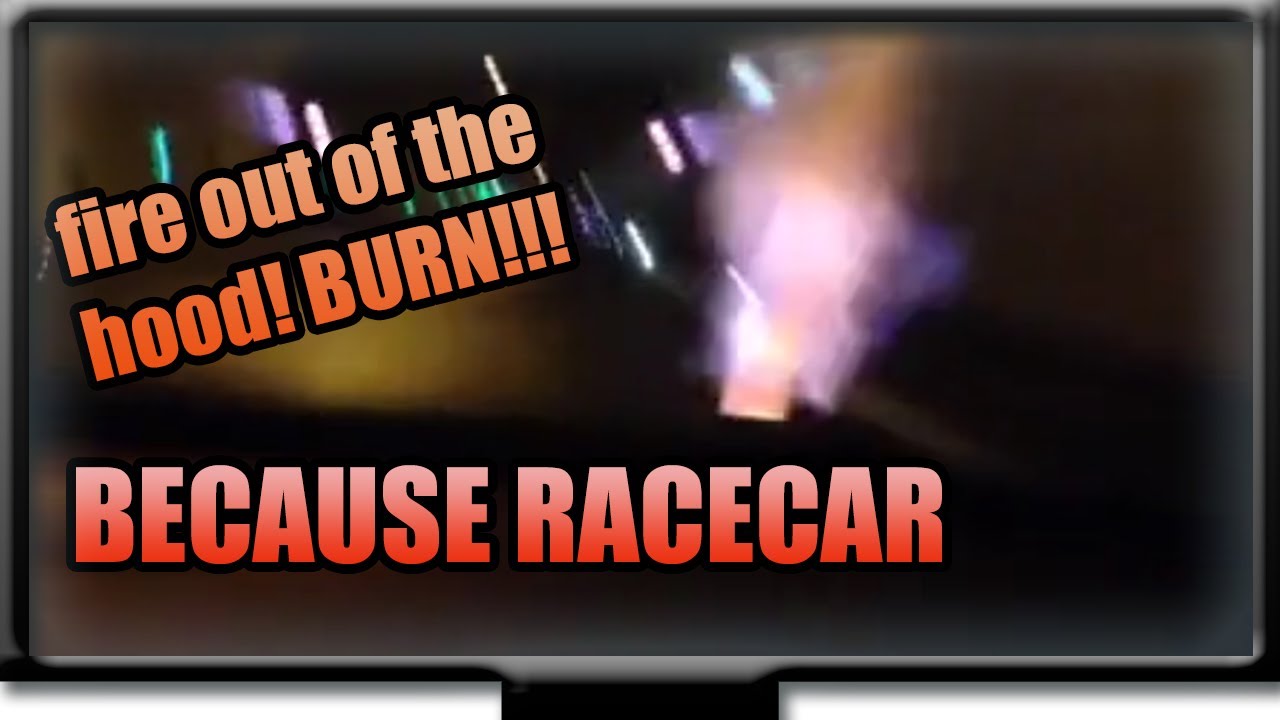 Because Racecar Exhaust out of Hood YouTube