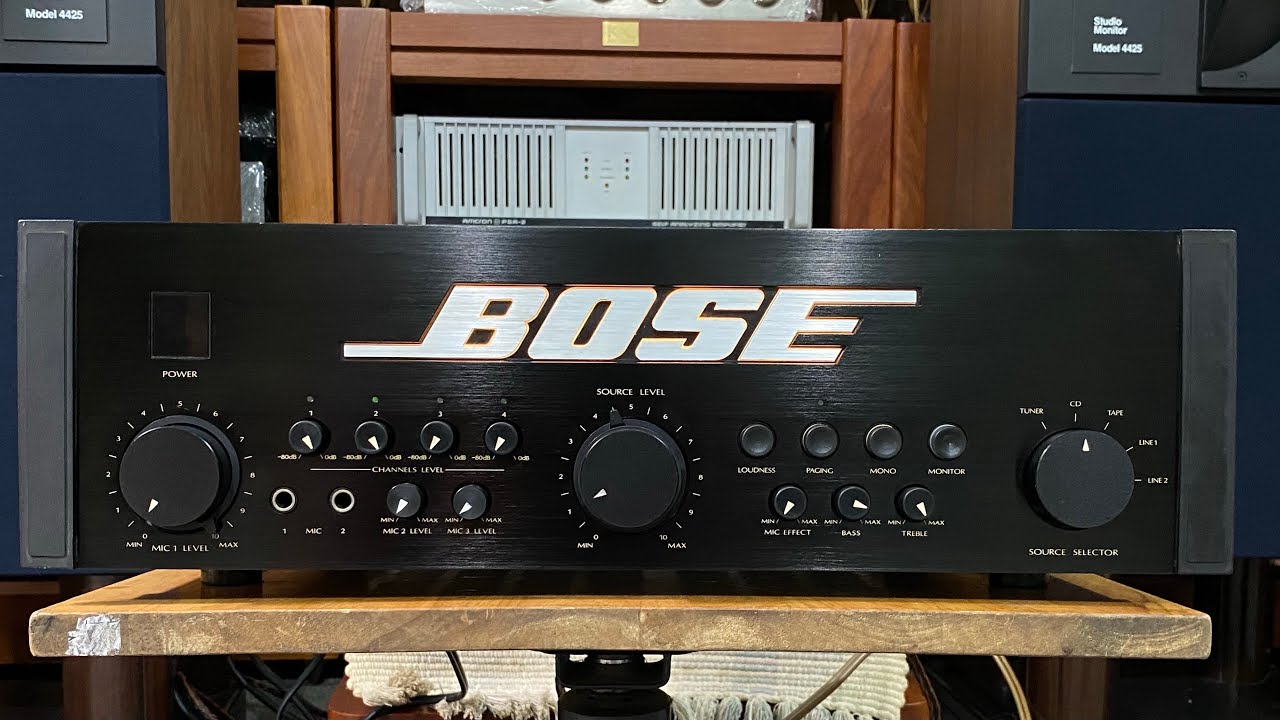 Bose 4702 II integrated amplifier test - YouTube