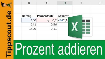 Excel Prozentsatz addieren
