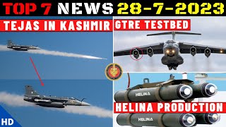 Indian Defence Updates : Tejas in Kashmir,Quadjet Engine Testbed,Helina Mass Production,Zoji la 2030