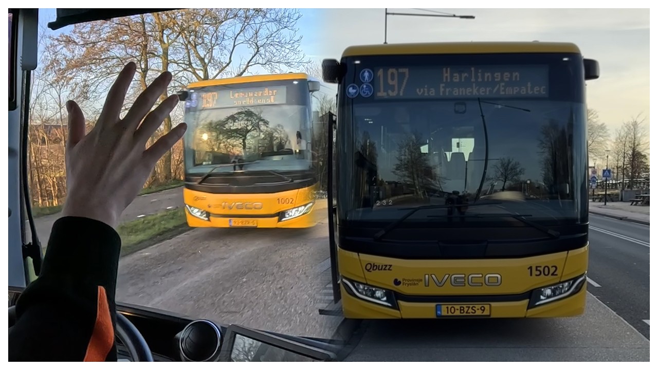 Qbuzz FRL Lijn 197 - Leeuwarden Bstn - Harlingen via Franeker