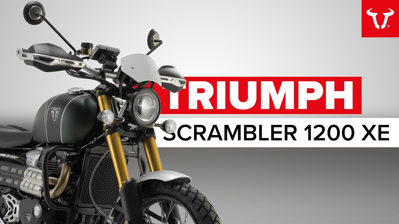 Pudsigt alarm Menagerry Accessories for the Triumph Scrambler 1200 XE by SW-MOTECH - YouTube