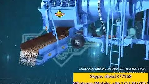 How does rotary trommel and vibrating sluice box work well?