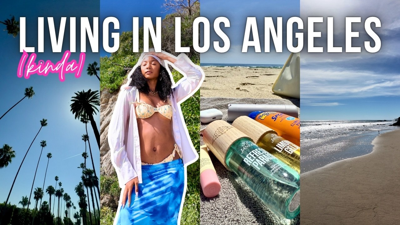 LA VLOG | I had a beach day in Malibu and locked in on my content game πποΈ