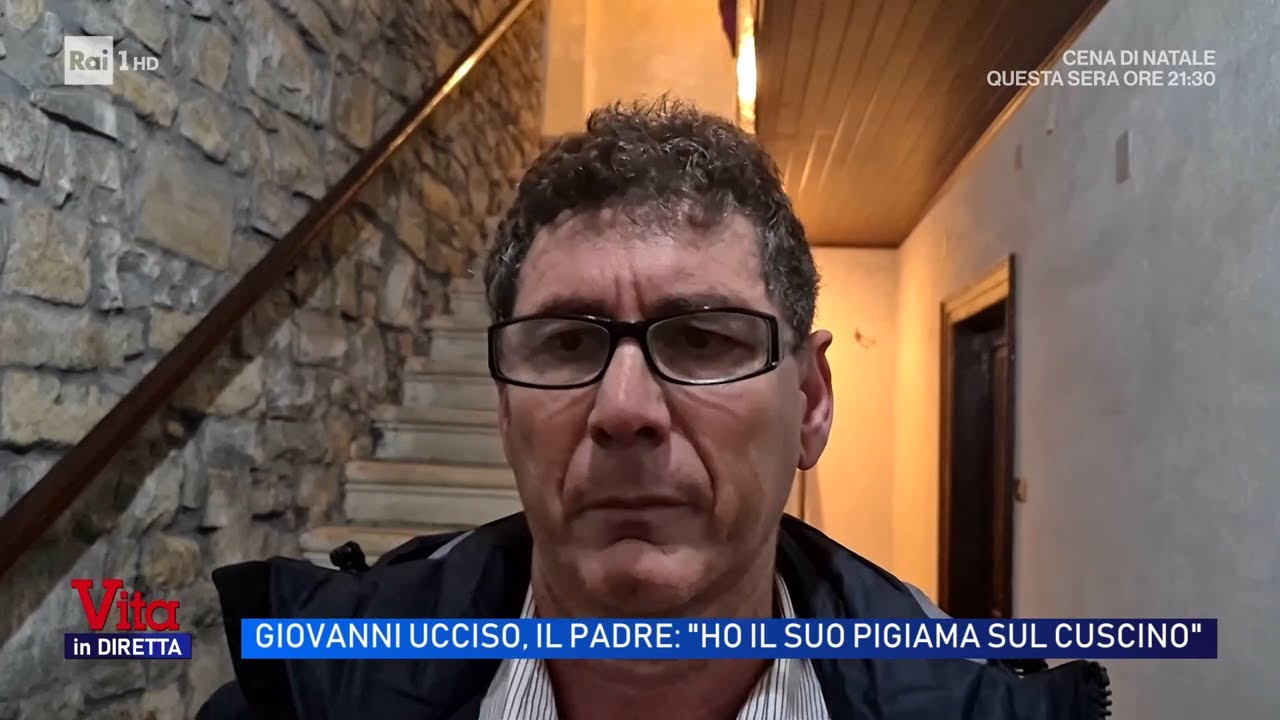 Giovanni ucciso dalla mamma, le parole del papà - Vita in diretta 23/12/2025