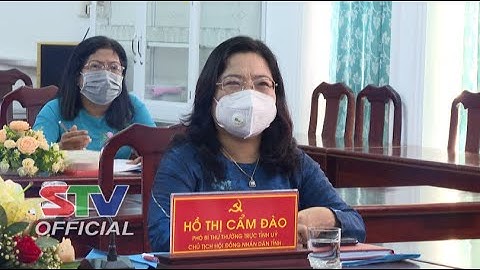 STV - Thường trực Tỉnh ủy  Sóc Trăng dự trực tuyến ĐHĐB Phụ nữ tỉnh Sơn La lần thứ XIII I Tin tức