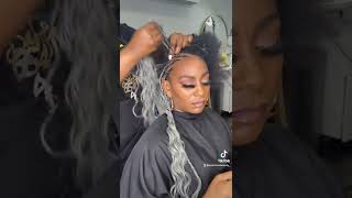 Moonlight Crochet Hair Install | KIMA Ocean Wave | Harlem 125 x SabrinasBeauty #Shorts