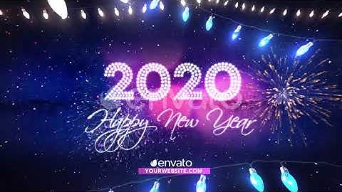 04 Happy New Year Premiere Pro and After Effects Template Free Download 2021