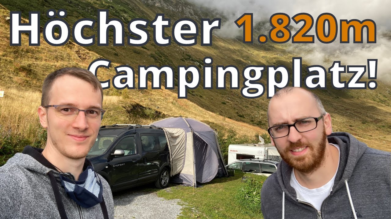HÖCHSTER Campingplatz Österreichs! DOKKER Minicamper mit Heckzelt. Urlaubs-Abbruch wegen Corona 😱