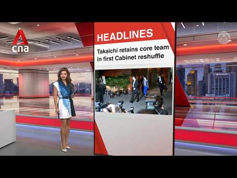 Japan PM Takaichi retains core team in Cabinet reshuffle | East Asia Tonight Sep 17, 2026