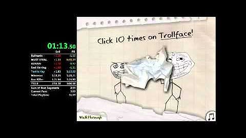 Trollface Quest Speedrun WR (2:58.78)