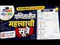 गणित - सूत्रे 