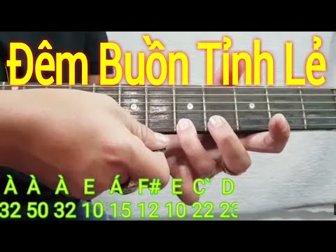 Đêm Buồn Tỉnh Lẻ  | Hướng dẫn solo và đệm hát guitar | Điêu Chương