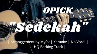 Sedekah [Karaoke] Opick feat Amanda ~ [HQ Backing Track]