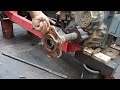 oil seal replacement rear axle(HINOMOTO E2304)with loader