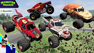 Monster Truck Mud Battle #20 | BeamNG Drive | Mace Mace Tv screenshot 2
