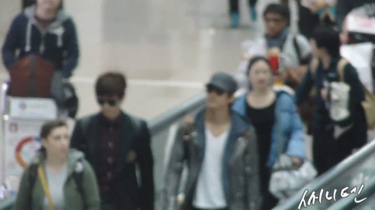 [Fancam] 20120304_2pm_Taecyeon_Incheon_Airprt_택연.avi