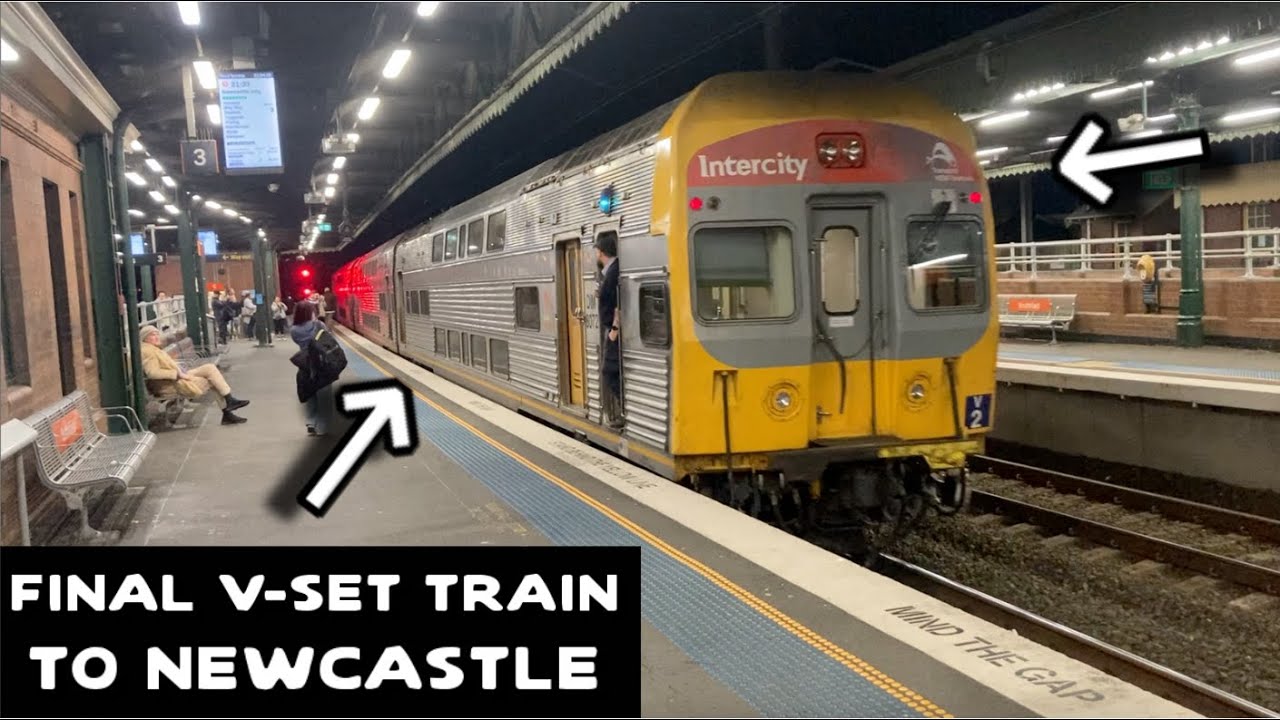 END OF AN ERA - Final V-Set Train on Sydney’s CCN Line - YouTube