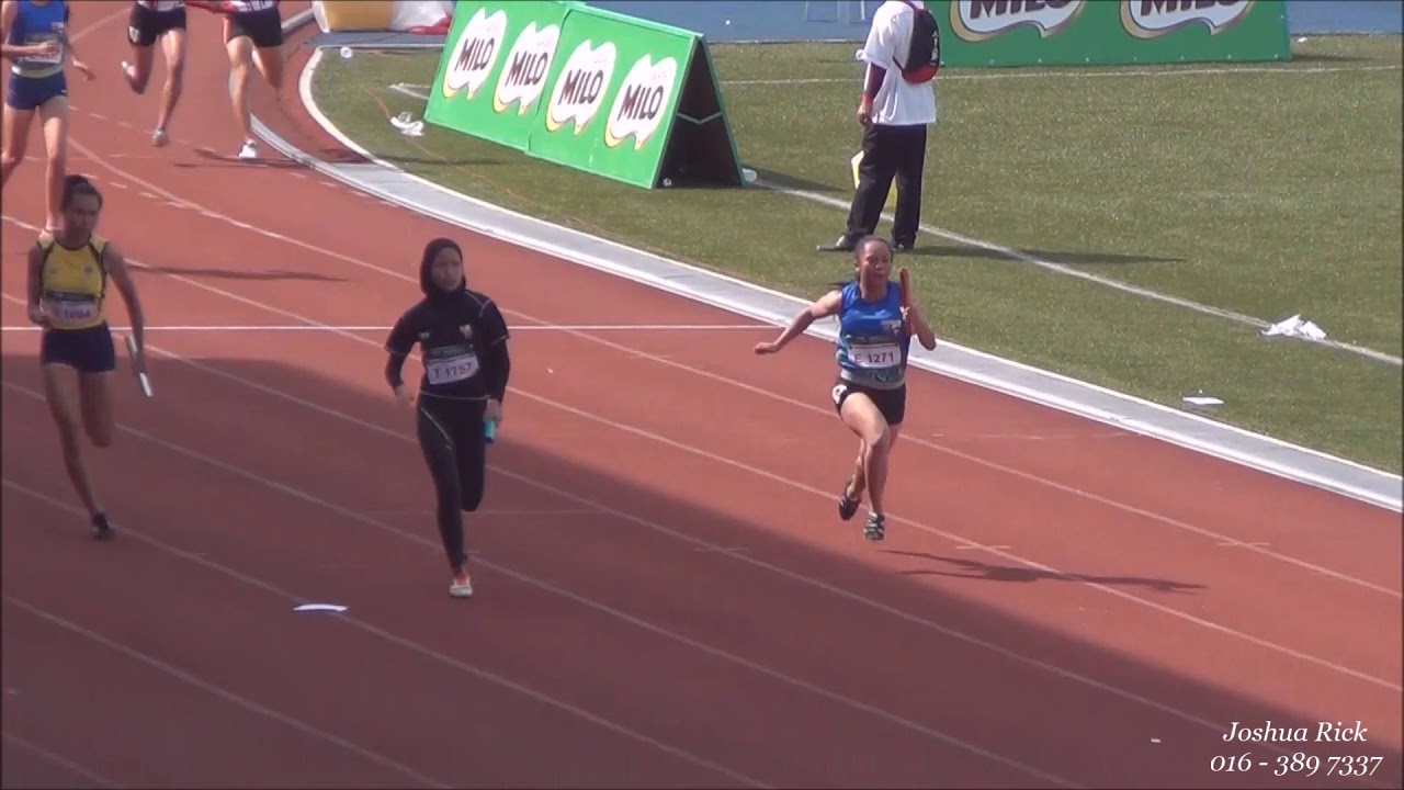 MSSM  2018  Acara 4x100m   P18 akhir