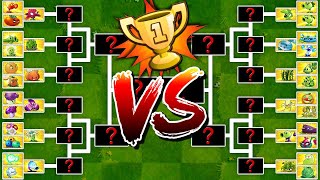 Tournament 36 Best Plants Battlez - Who WIll Win? - PVZ 2 Plant vs Plant