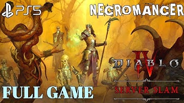 Diablo 4 Server Slam Live PS5 Gameplay, Best Classes, Ashava| Diablo 4 Server Slam Necromancer Build