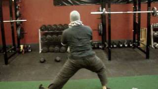 Cossack Squat with Chains