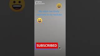 Yes Yes my editor has subscribe and followed my on Tiktok Resimi