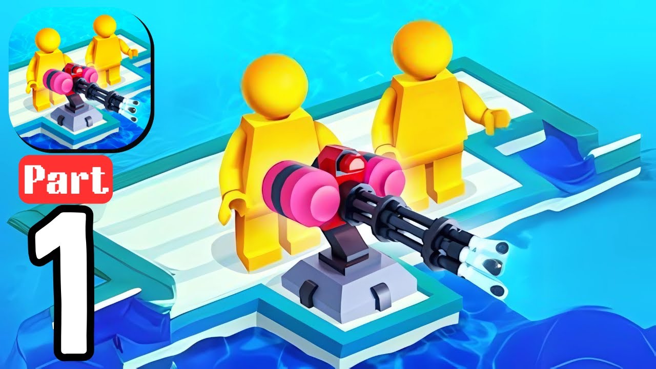 Sea Battle Raft - All Levels Gameplay Walkthrough Part 1 (iOS,Android)