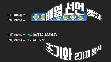 2025 자바 강의(Java) 098 - 배열 초기화