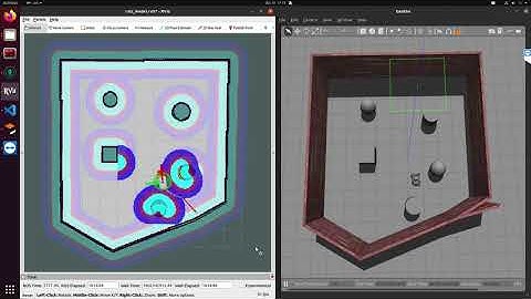 Omni-Directional Mobile Robot navigation with teb local planner and Gazebo simulation