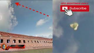 UFO Fleet Over Fort Jefferson, Key West, Florida, Google Earth, UFO Sighting News.