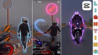 How To Make Lighting Effect Video || Electric Light Effect Video Editing || Capcut Video Editing screenshot 1