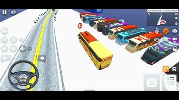 SCANIA BUS LONDON EXPRESS | MAN | RAMESHWARAM TO DHANUSHKODI BUS TRANSPORT | BUSSID