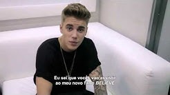 Justin Bieber envia recado para fÃ£s do Brasil   BELIEVE MOVIE  - Durasi: 0:08. 