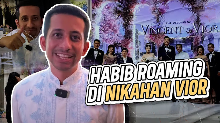 Habib Hadir Nikahan Vior