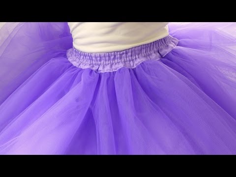 איך תופרים חצאית טוטו - how to sew tutu skirt