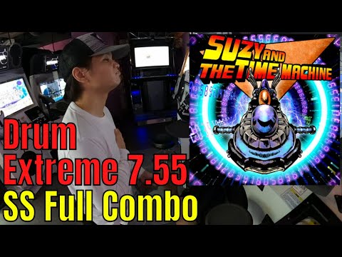 [GITADORA HIGH-VOLTAGE] SUZY AND THE TIME MACHINE Extreme Drum 7.55 SS Full Combo (CC for lyrics)