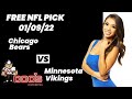NFL Picks - Chicago Bears vs Minnesota Vikings Prediction, 1/9/2022 Week 18 NFL Best Bet Today