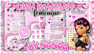 ˗ˏˋ✿ֺ⁠⃬១🦋𖥧 MOD DWH WHATS FEMININO 🌸 ESTILO HEART (CORAÇÃO) 😍💘  VERSÃO 9.45 💚 (PRIMÁRIO) /BY NANDA 🎀 screenshot 5