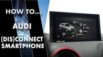 How to connect and disconnect your smartphone via Bluetooth with the Audi MMI | VAG Car Tutorials