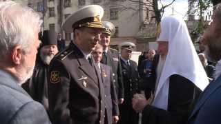 Патриарх Кирилл посетил храм в честь иконы Божией Матери «Милующая» в Петербурге