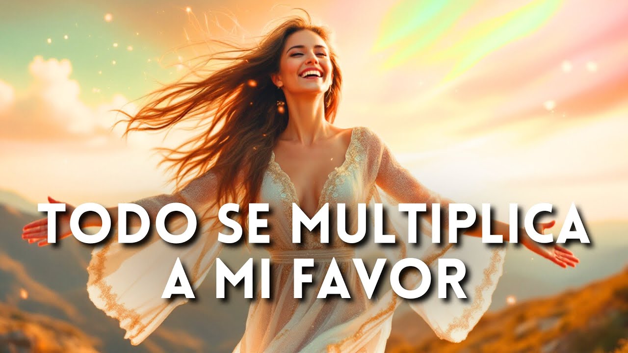 🌸 HOY TODO SE MULTIPLICA A MI FAVOR 💖 Cántico para ABRIRTE a la ABUNDANCIA y los MILAGROS 🌈