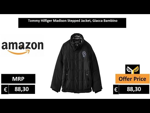 Tommy Hilfiger Recycled Short Puffer Giacca Bimba - YouTube