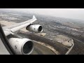 Engine Roar! | Air France A340-300 F-GLZU Take-Off Paris CDG