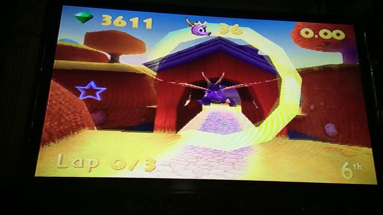 Let's Play Spyro: Year of the Dragon Part 17: Racing Against The Bi-Planes 2/2
