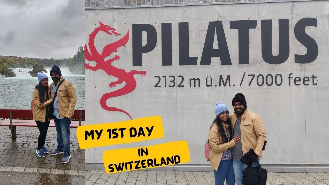 MY 1st DAY IN SWITZERLAND | Rhine Falls | Mount Pilatus | Travel vlog | PART-1