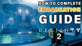 How to Complete Entrance Encounter "Embarkation" in Vesper's Host Dungeon GUIDE► Destiny 2