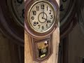 『桑園の』日本製骨董鐘 圓頭鐘 機械式發條掛鐘 柱時計 S 8174